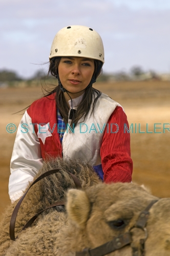 australian woman;aussie woman;pretty woman;marree camel races