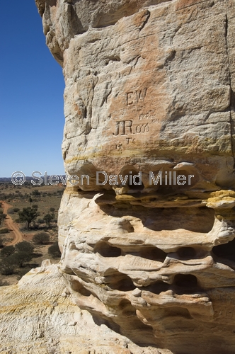 chambers pillar historical reserve;chambers pillar;john ross;overland telegraph;simpson desert;northern territory;australia;steven david miller