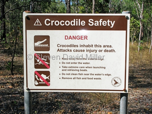 mary river national park;mary river;mary river 4wd track;mary river four wheel drive track;crocodile danger sign;crocodile warning sign;crocodile sign;northern territory;wildman 4wd track;4wd track