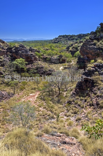 mirima national park;hidden valley national park;kununurra;kimberley;sandstone plateau;sandstone formation;blue sky;sandstone scenery;red rock blue sky;western australia national park