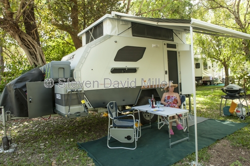 mary river;mary river caravan park;mary river wilderness retreat and caravan park;mary river region;campground;caravan at campground;topaz tracktrailer;offroad caravan;northern territory