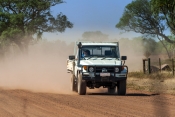 mary-river-national-park;mary-river;shady-camp;mary-river-4wd;dusty-road;outback-dust;driving-in-dus