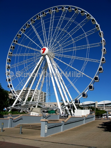 the wheel of brisbane;wheel of brisbane;brisbane;south bank;ferris wheel;channel seven ferris wheel;channel 7 ferris wheel