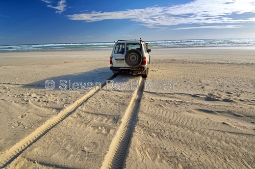 gunyah beach;coffin bay national park;south australian national park;australian national park;4WD on beach;beach driving;tyre tracks on beach;eyre peninsula